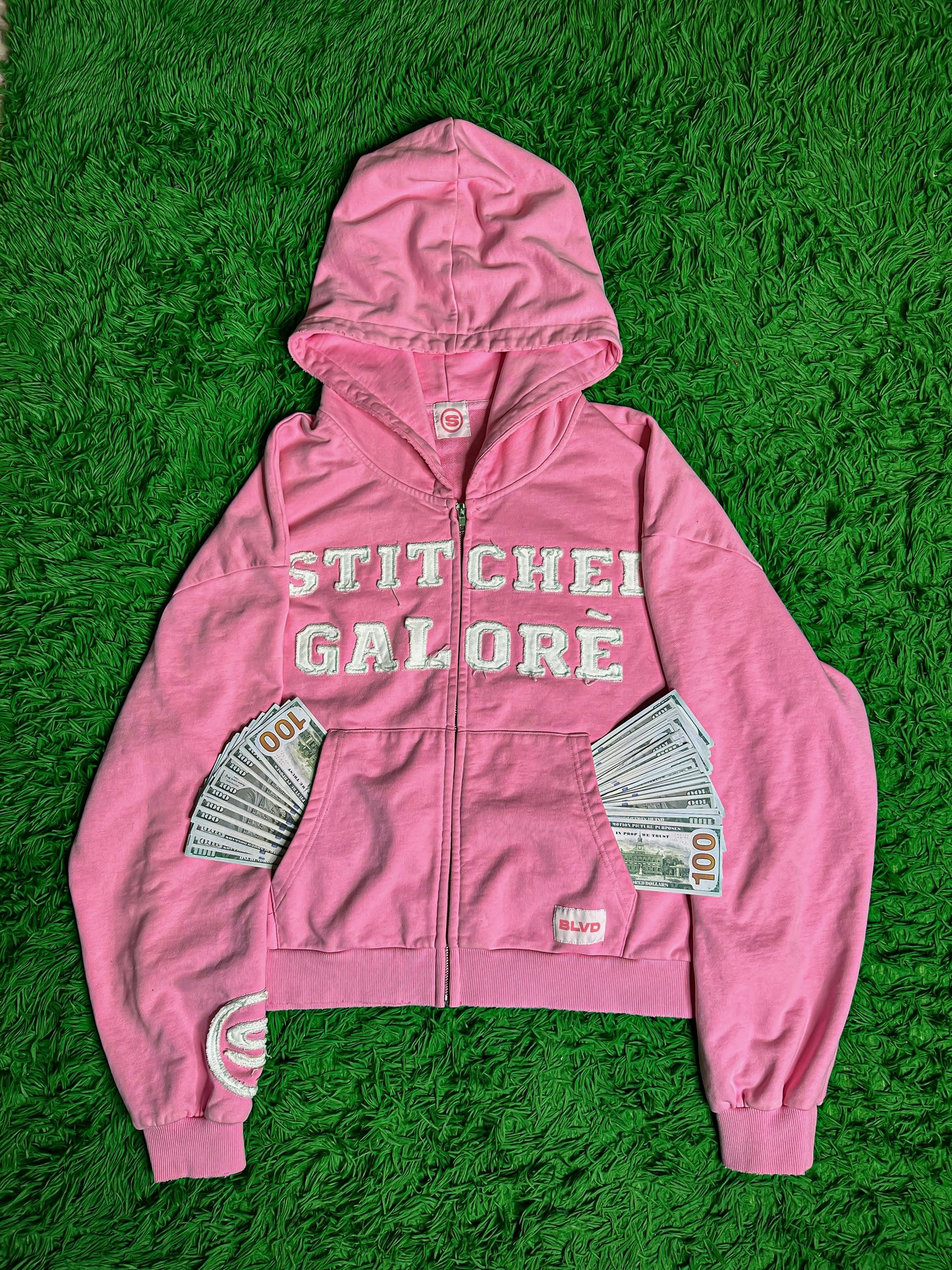 Rosé Galore Zip-up